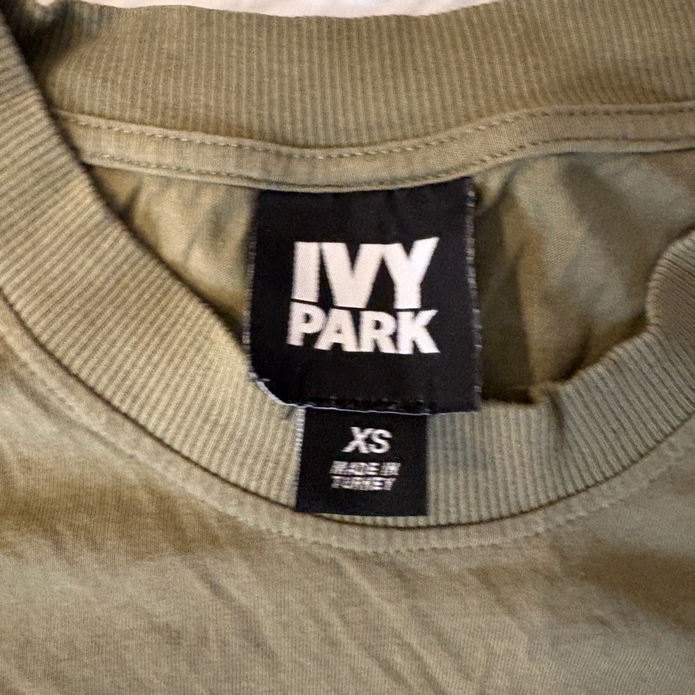 Ivy Park Olive Green Crop Top - Picture 7 of 7